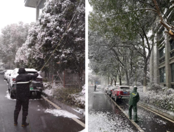 以雪為“令”，以動止“凍”